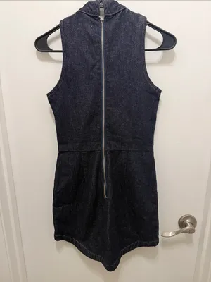 Amanda Uprichard Marshall Mini Dress in Indigo thumbnail 5