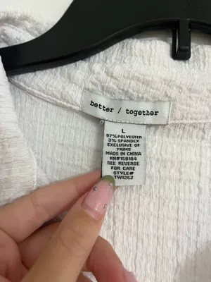 White button down top Size L thumbnail 3