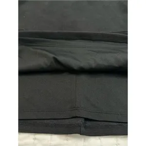 Ann Taylor Black Cap Sleeve Peplum-Style Top with Gold Button Tabs Detail Size M thumbnail 8