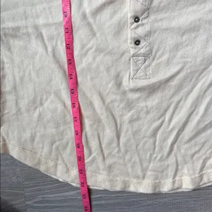 NEW Free People Vintage Combo Light Magic Henley Blouse Small thumbnail 10