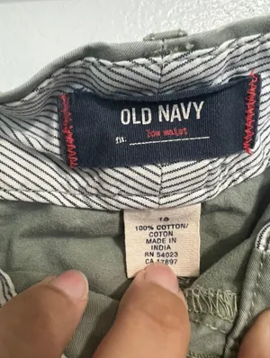 Old Navy Capri Pants Size 18 - Olive Green Curvy / Plus Size Women's thumbnail 2