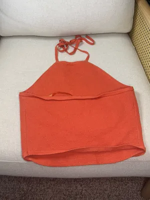 Abercrombie & Fitch Knit Halter Top Size medium thumbnail 4