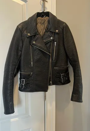 Free People Leather Jacket thumbnail 1