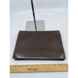 Salvatore Ferragamo Vintage Brown Clutch thumbnail 4
