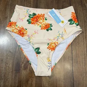 Cupshe Floral Bikini Bottom thumbnail 3