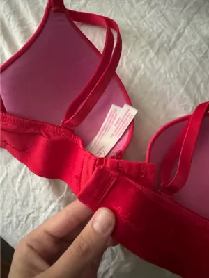 PINK - Victoria's Secret Red push up bra thumbnail 3