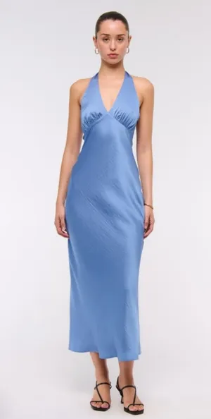 Abercrombie Julia slip halter dress thumbnail 1