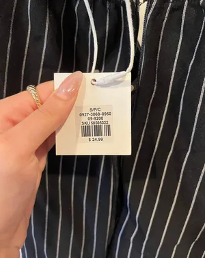 Strapless Pinstripe Bodycon Dress thumbnail 3