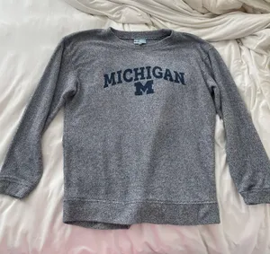 Woolly Threads University Of Michigan Terry Crewneck Sweatshirt thumbnail 1