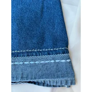 Route 66 Denim Embroidered Mini Skirt thumbnail 5