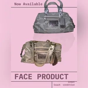Coach Elegant Gray Designer‎ Handbag thumbnail 3