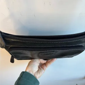Fossil Black Pebble Leather‎ Crossbody Purse thumbnail 3