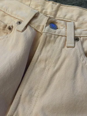 Levi’s 501 button fly Vintage peach pink denim jeans size 26” x 31.5” red tab thumbnail 3