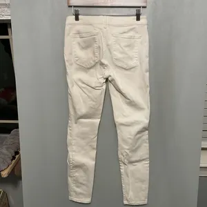 Gap Womens Jeans 1969 True Skinny White Zipper Pocket Denim Size 27 Regular thumbnail 2