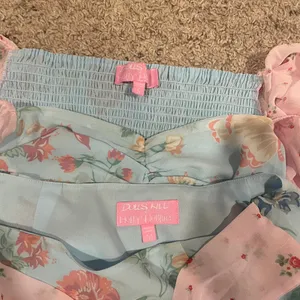 Dollskill x Holly Hobbie Floral Milkmaid Top and Mini Skirt Set thumbnail 6