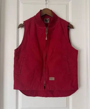 Berne Canvas Vest Pink Size M thumbnail 1