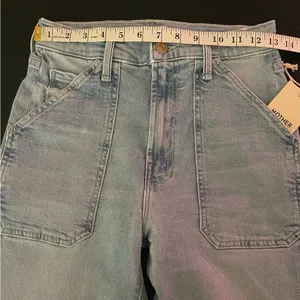 NWT MOTHER Denim The Patch Rambler Ankle Norway Dude Wash Size 25 thumbnail 13