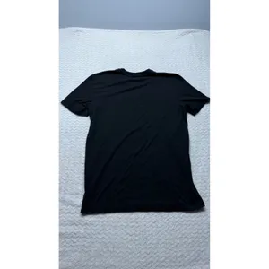 Armani Exchange Womens Black Tonal Logo Graphic Short Sleeve T-Shirt Size S thumbnail 2