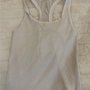 White lululemon swiftly tec tank thumbnail 1