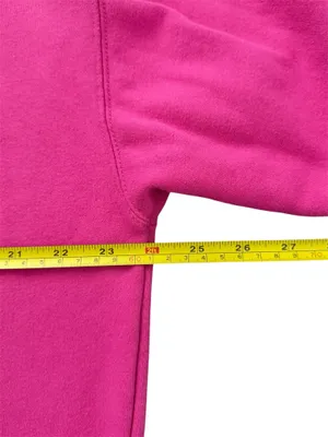Showstopper Pink Crew Neck Pullover Sweatshirt Sz M Logo Graphic Print Fleece thumbnail 6
