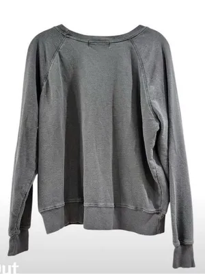 Wildfox “Sorry I’m Latte” Graphic Sweatshirt | Gray | Size S thumbnail 2