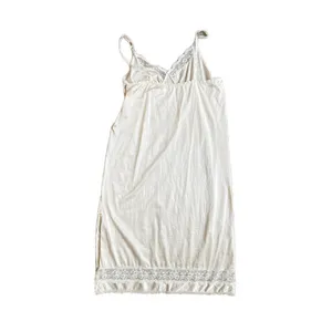 Vintage 80s White Lace Slip Dress 🔥 thumbnail 5