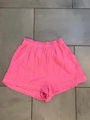 Aerie Gauzy High Waisted Short | Club Pink thumbnail 2