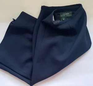 Ralph Lauren Lauren wool navy blue pencil skirt, size 12 thumbnail 1