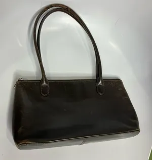 HOBO taupe‎ brown leather handbag medium size thumbnail 1