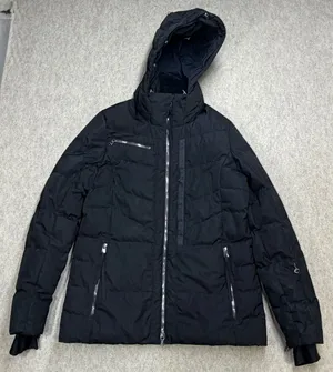 Obermeyer Winter Jacket Womens 8 Black Down Ski Snowboarding Gorpcore Collegiate thumbnail 1