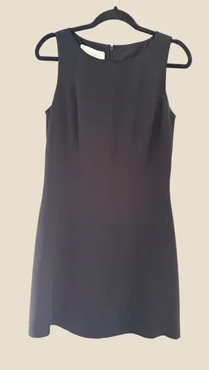 Hugo Buscati Collection Womens Black‎ 100% Silk Sleeveless Sheath Dress Size 10 thumbnail 1
