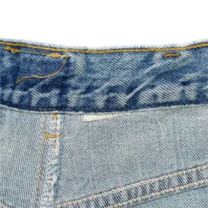 Vintage Reworked Levi’s High Rise Cut Off Denim Shorts Women’s 26 Light Wash thumbnail 5