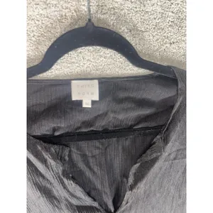 third‎ form black long sleeve one piece romper satin medium thumbnail 4