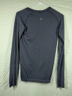 Lululemon Purple‎ Striped Run Swiftly Tech Top thumbnail 5