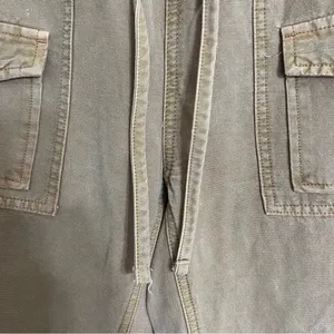 Aerie Women's‎ Cargo Jogger Pants Size XS Tan Beige Casual Drawstring Oversized thumbnail 3