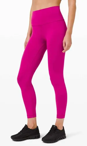 Lululemon Wunder Train High-Rise Tight 25 Ripened Raspberry Pink Leggings Size 8 thumbnail 1