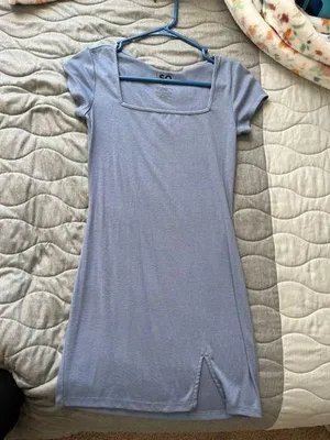 Square Neck T Shirt Dress thumbnail 1