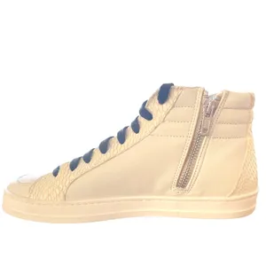 P448 Nautilus High‎ Top Skate Sneakers White Italian Size 35 (US 5) EUC thumbnail 7