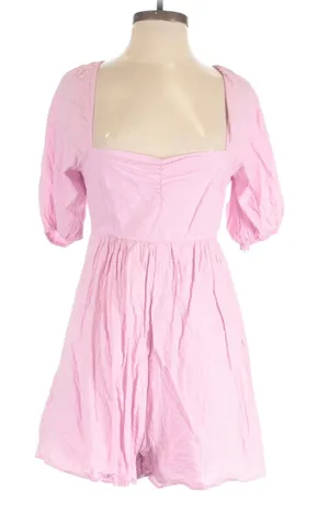 Abercrombie Pink Romper Tie Back Large thumbnail 1