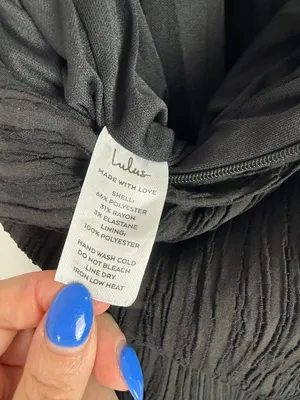 NWT Lulus Midsummer Memories Black Mid-Rise Maxi Skirt Size Small S NEW thumbnail 12