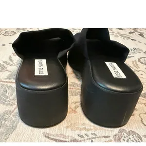 Steve Madden Slinky 30 Black Chunky Platform Slide Sandals Size 9.5 / 40 thumbnail 4