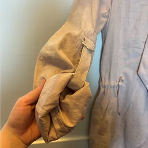 Zara Women's Light Pink Open Front Jacket thumbnail 3