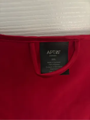 Apt. 9 Women’s Red Short Satin Wrap Robe Size XXL thumbnail 3