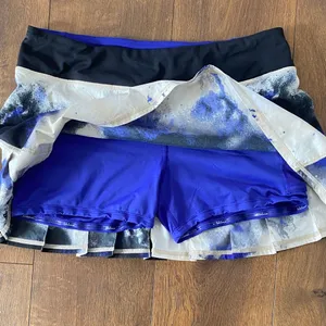 Lululemon Run Pace Setter Skirt Milky Way Multi Print/Black/Pigment Blue size 8 thumbnail 6