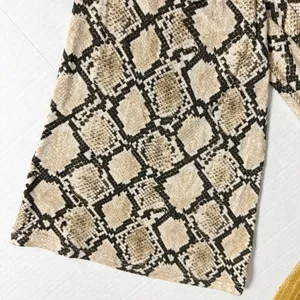 American Eagle Outfitters Snake Print Pull-On Bell Bottom Flare Pants thumbnail 5