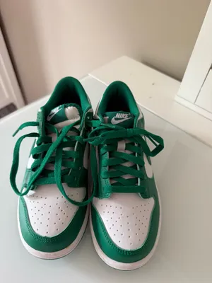 Green Nike Dunk Low thumbnail 3