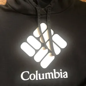 Columbia Sz M Women's Trek Black/Stacked Gem Graphic Long Sleeve Fleece Hoodie thumbnail 3