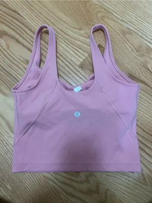 lululemon athletica Light Pink Cropped Tank Top thumbnail 2