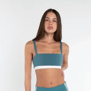 FORM Sami Clarke Lagoon Foldover Bra and Bike Yoga Shorts XS SET thumbnail 6