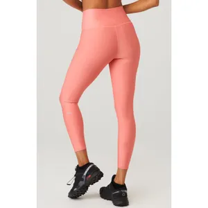 Alo 7/8 High-Waist Airlift Leggings Strawberry Lemonade Hi-Rise Tights Skinny S thumbnail 2